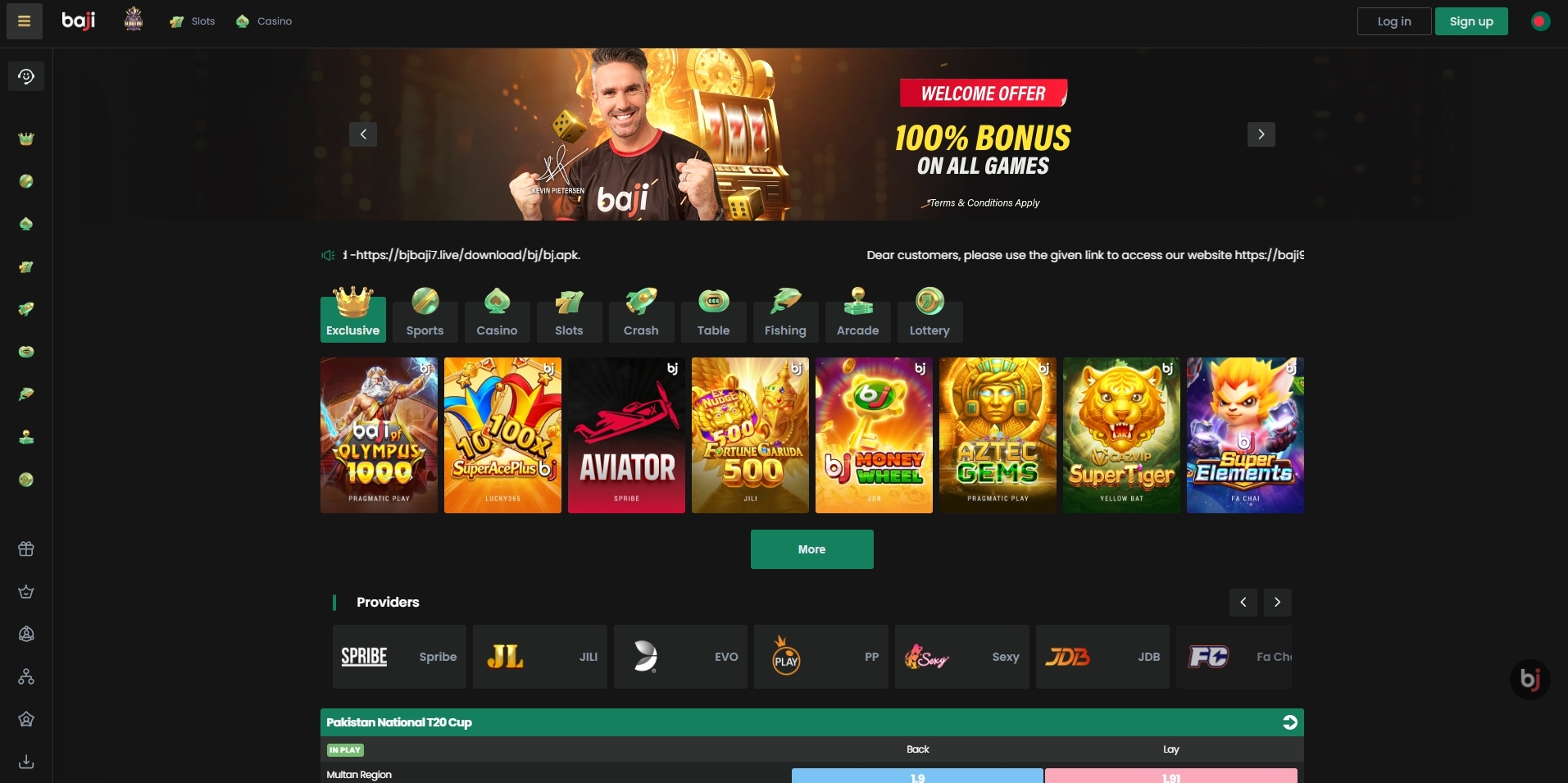 Baji Casino Online