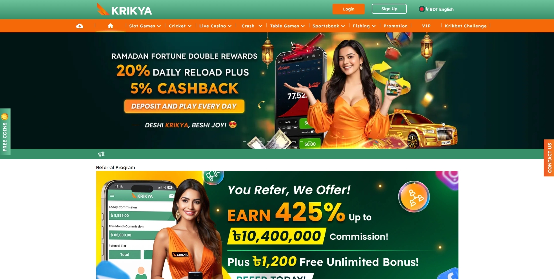 Krikya Casino Online