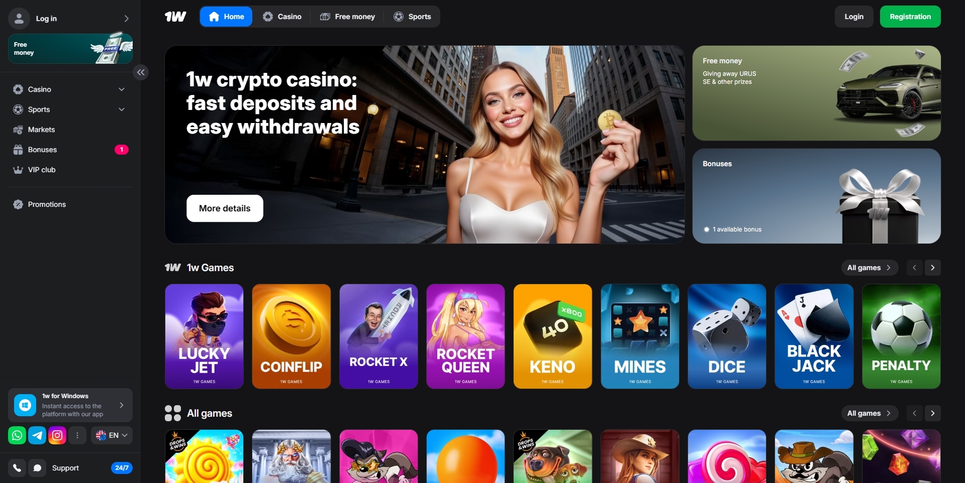 1Win Casino Online